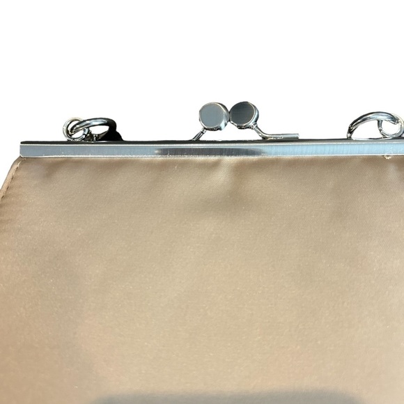 Liz Claiborne Faux Snakeskin & Satin Look Purse Chain and Faux Snakeskin Strap - Picture 7 of 16